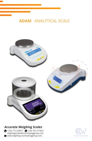 analytical balance with aluminum rear base for laboratory