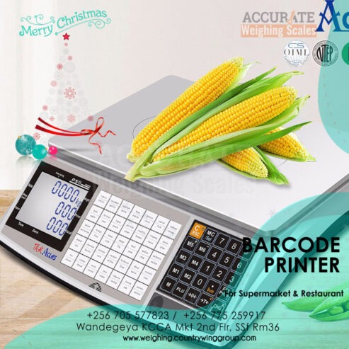 supermarket printer scale with editable barcode formats