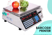 portable barcode printing scale used in mini supermarket