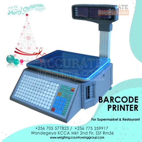 Suitable barcode printer supermarket scale Kampala