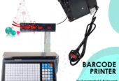 barcode printer table top scale with automatic printing