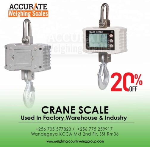 crane weighing cables which can be calibrated with remote