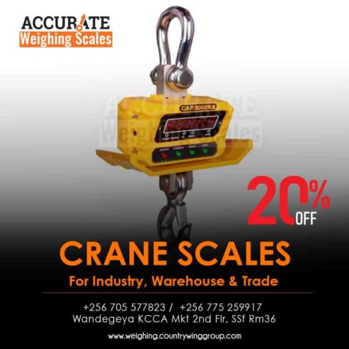 Crane weighing scales of 5g divisions in store at supplier