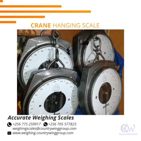 Salter mechanical crane weighing scale with hanging hook des