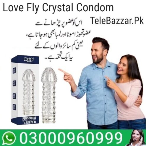 Love Fly Crystal Condom Cover In Lahore | 03000960999