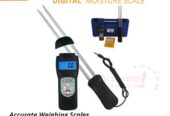 Digital grain moisture meters with double pins for granary