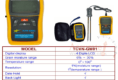 Digital grain moisture meter with external power supply