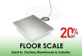 Digital platform weighing scale with stainless steel base