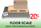 Wholesaler shop with different capacities of floor scales