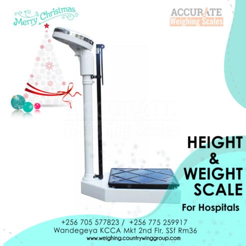 Digital height and weight scale with optional Bluetooth