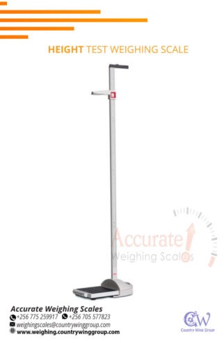 height and weight scale with anti-slip platform for accuracy