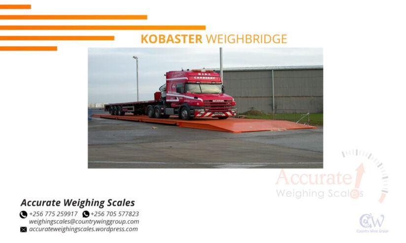 100 tons vehicle weighbridge scales with waterproof housing