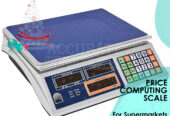 price computing scale with rechargeable 6V battery from sole