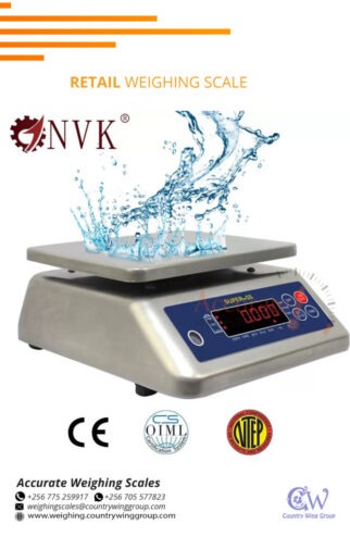 Waterproof scale with weight and unit price