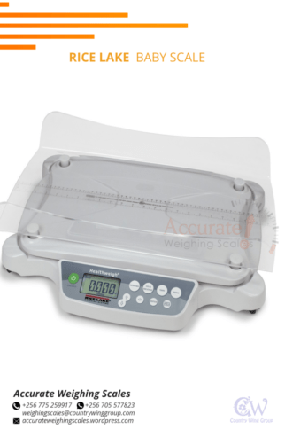 Rice-lake digital baby scales at supplier shop Kampala