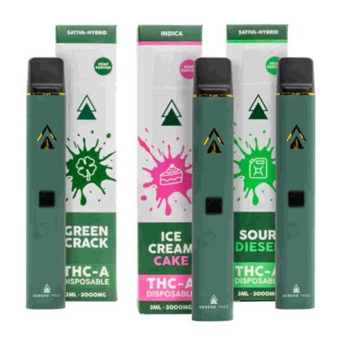 THCA Disposable Vape Pens 3000mg Serene Tree in Sukkur