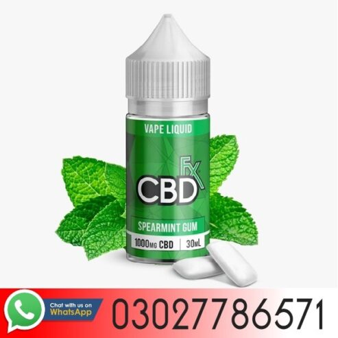 Spearmint Gum CBD Vape Juice In Pakistan – 03027786571