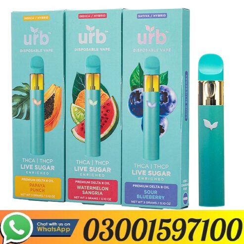 Urb THC Infinity Disposable Vape 3g In Faisalabad03001597100