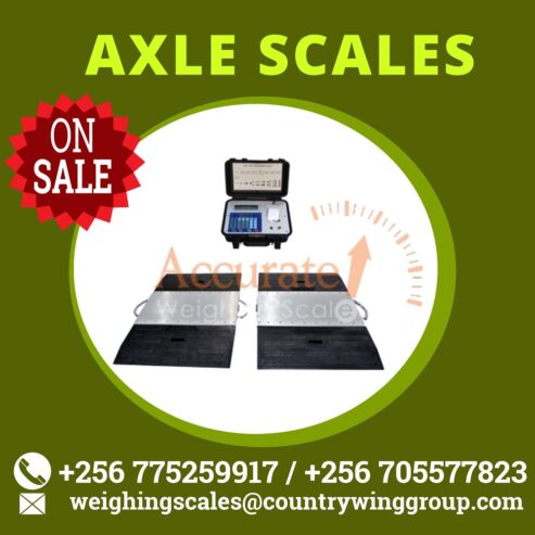 Axle trucks scales with digital high definition monitor