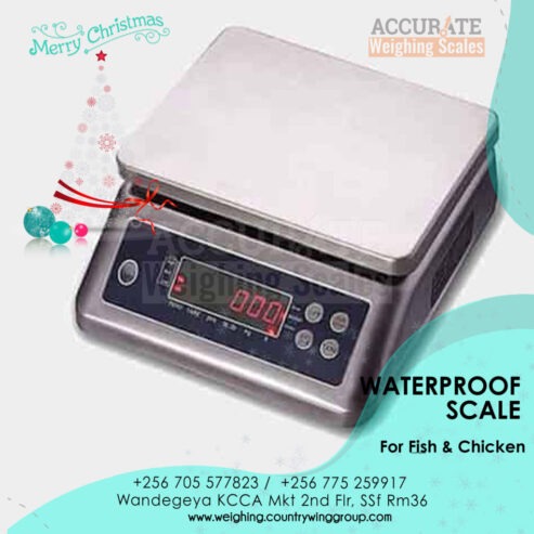 WPS table top scale with calibration settings