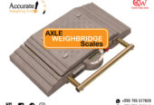 portable weighbridge with LED backlight to display weighing