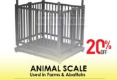 Cattle 400Kg Animal Weighing Scales Vet Scale