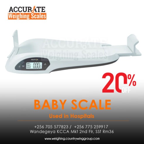 Versatile digital baby weighing scale with LCD backlit displ