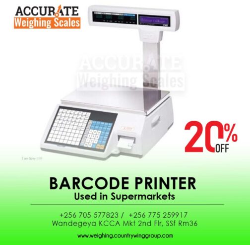 Best barcode printer supermarket scale Kampala