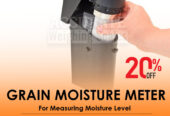 Digital moisture tester for over 25 grain species