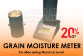 Grain moisture analyzer with auto calibration harvesting