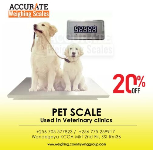 dogs’ weighing scale with optional USB data transfer