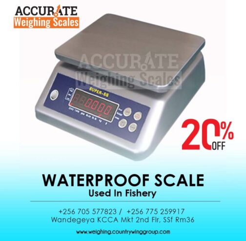 Accurate table top weighing scales with standby time setup