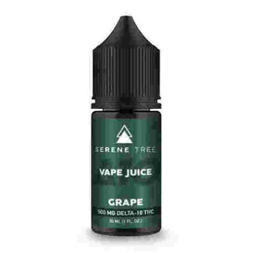 Serene Tree Delta-10 THC Grape Vape Juice Jhang