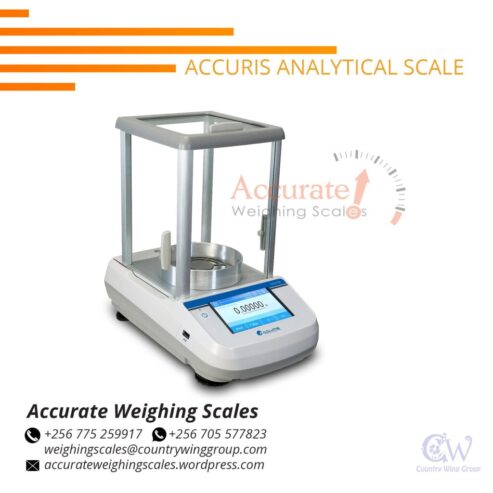 digital analytical balance with initial and final readings