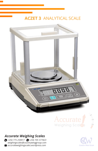 analytical balance with aluminum rear base for laboratory