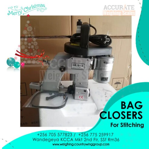 Accurate closing thread machine for sacks in Kampala.