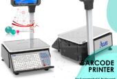 Supermarket barcodeprinter scale with optional USB interface