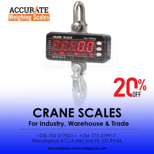 UNBS verified suppliers of all types of crane weighing scale