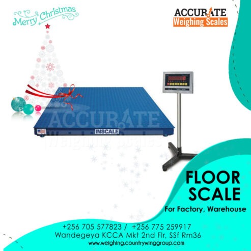 Recommendable industrial floor platform scales