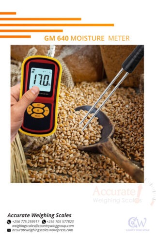 GM-640 digital moisture meters with double pins for grains