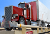 weighbridge scale with CCTV cameras to monitor weighing cars