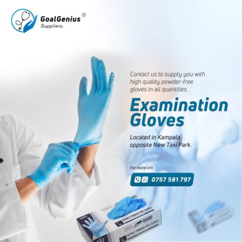 Examination gloves at cheapest price in Kampala Uganda