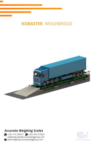 weighbridge vehicle scales with reduced cabling complexity