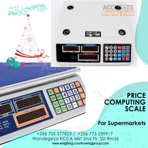 30kg stainless steel digital price computing scale Kampala