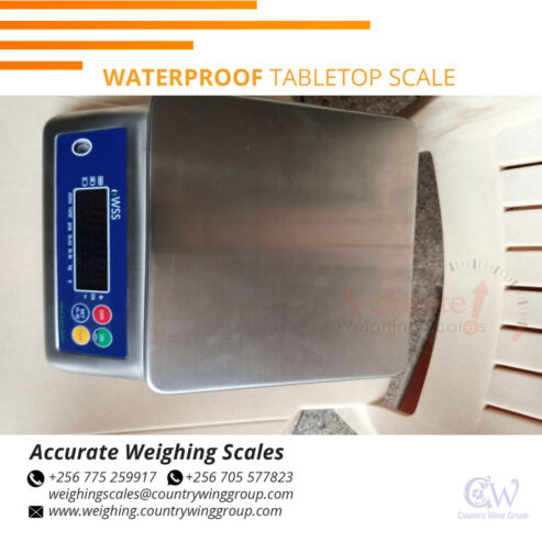 purchase waterproof table top weighing scales