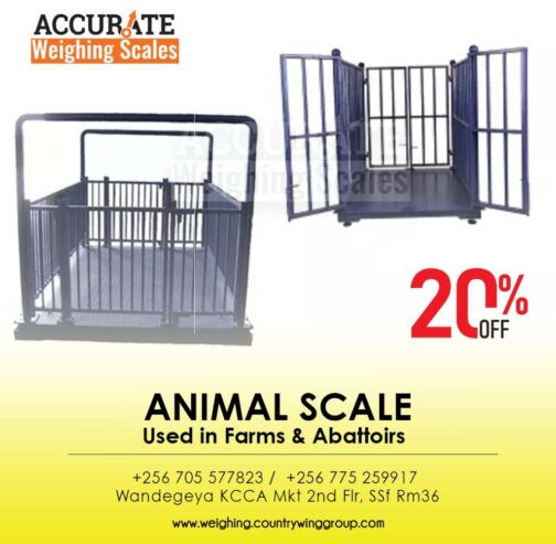 portable animal weighing scale with 150kg maximum capacity