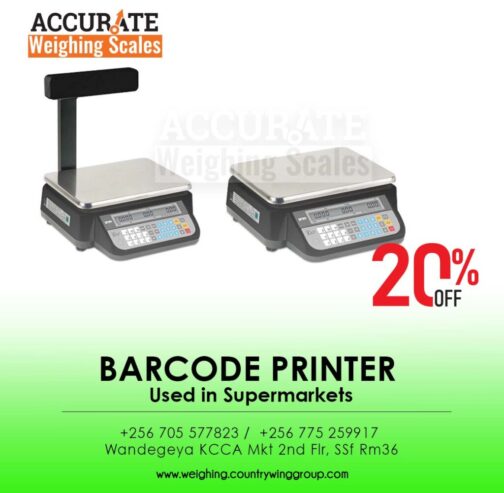 Easy programming barcode printing scale for sale Kikuubo