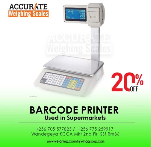 barcode printing scale with printing speed 50mm/s with 1year