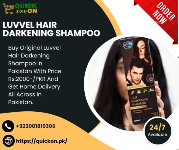 Luvvel Hair Darkening Shampoo Price in Pakistan 03001819306