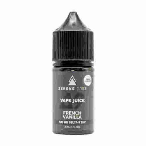 Serene Tree Delta-8 THC French Vanilla Vape Juice 500mg